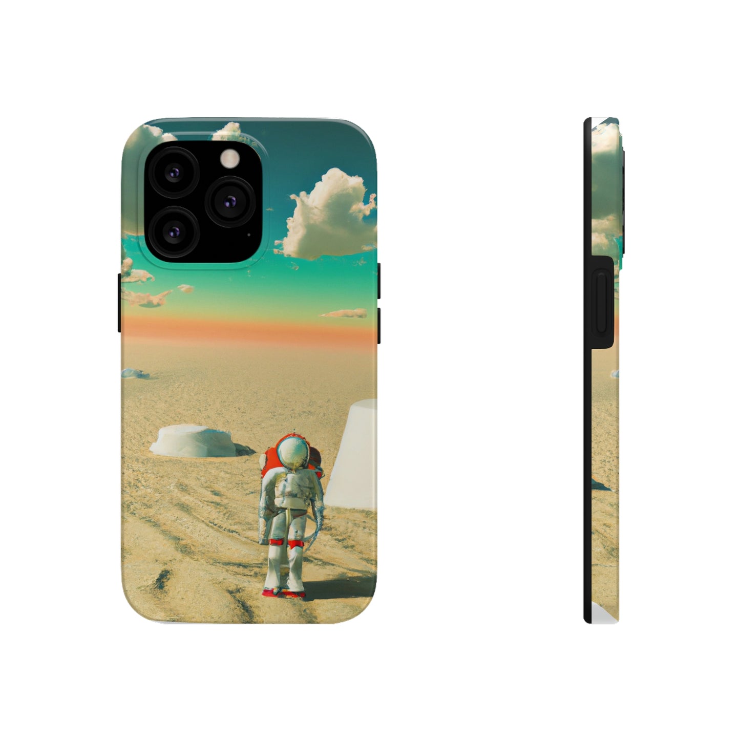 "A Strayed Astronaut: Alone on a Forlorn Planet" - The Alien Tough Phone Cases