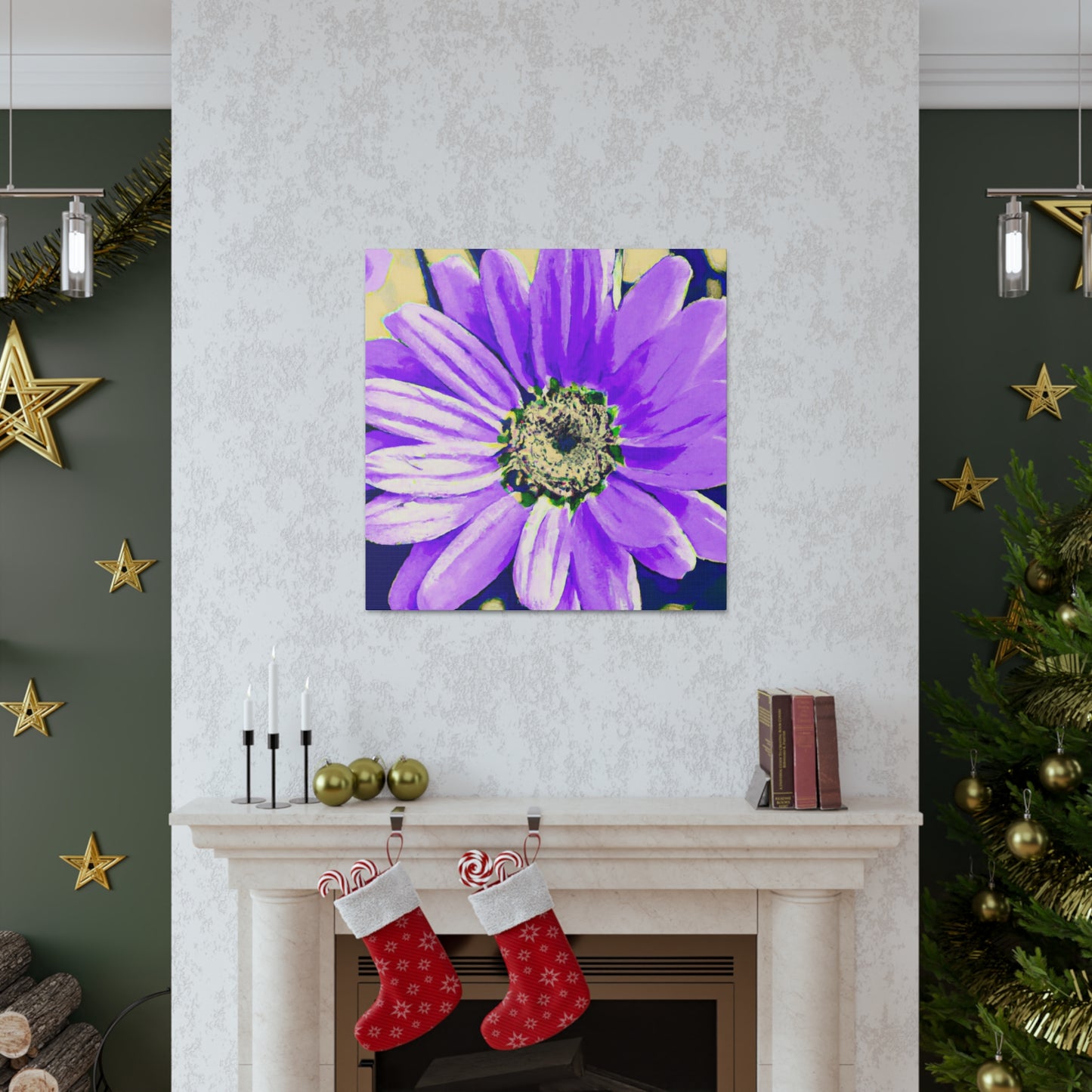 Purple Petals Popping: Create an Eye-Catching Daisy-Rose Fusion - The Alien Canva