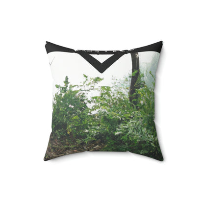 "Lost in Time: Exploring Forgotten Memories Through Wanderlust" - The Alien Square Pillow