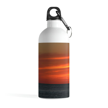 "Serene Sails: A Peaceful Sunset" - The Alien Stainless Steel Water Bottle