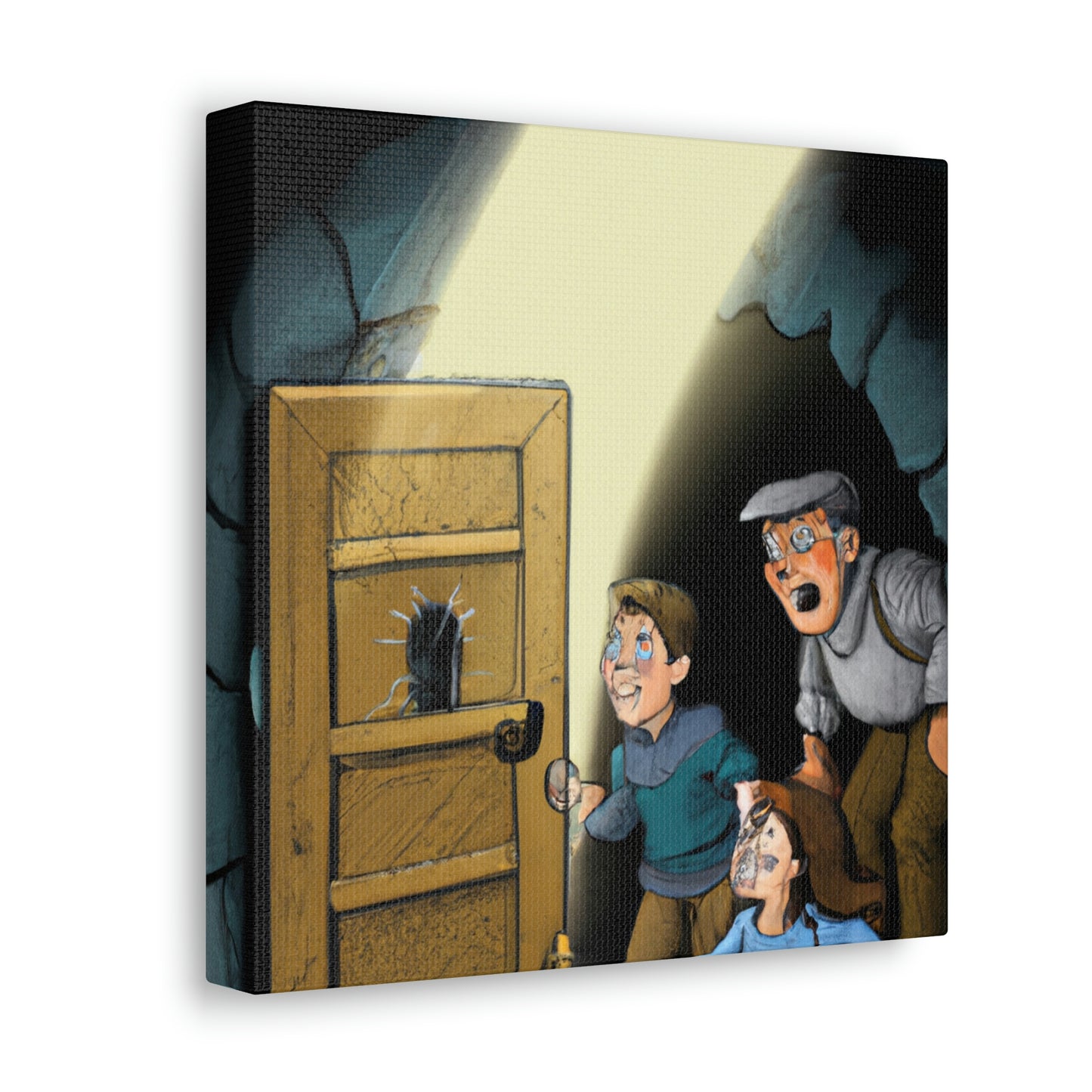 "The Mysterious Door in the Basement." - The Alien Canva