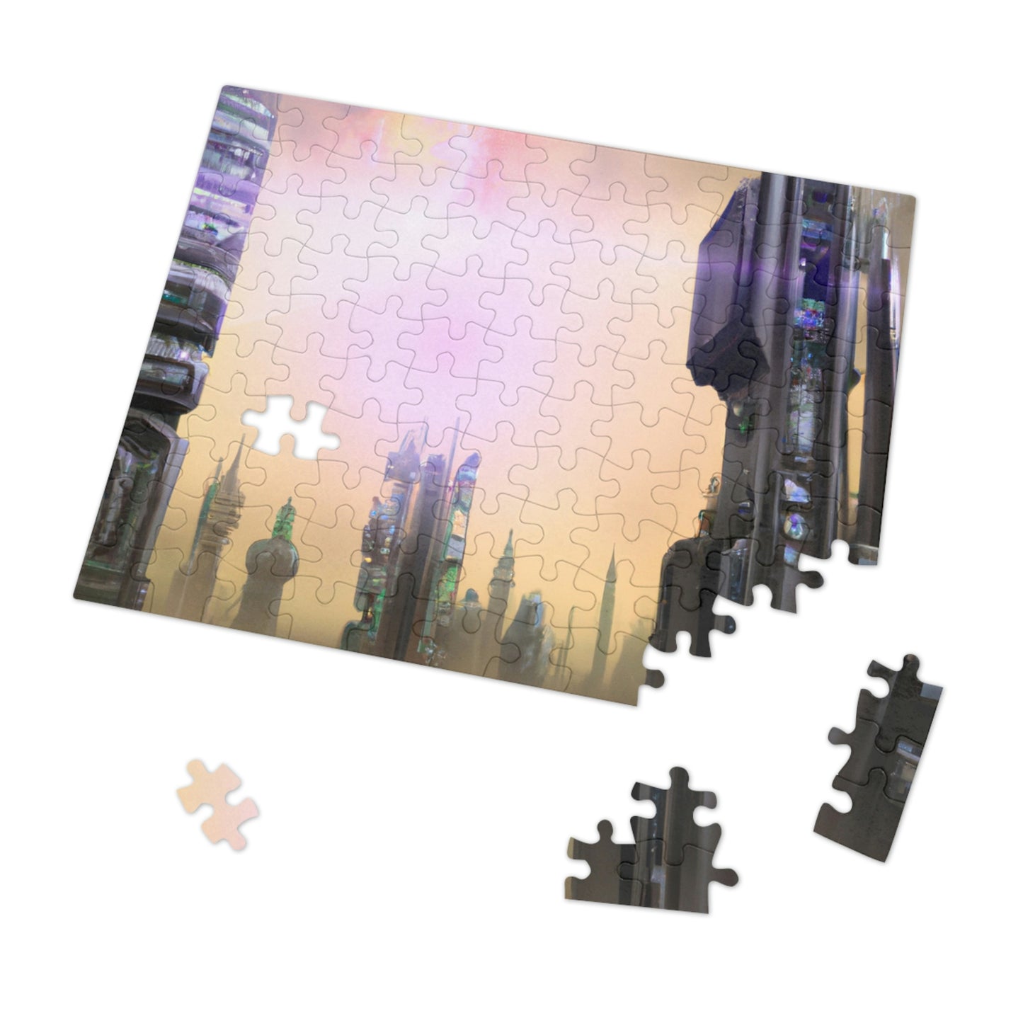 "Lost in the Cosmic Mist" - The Alien Jigsaw Puzzle