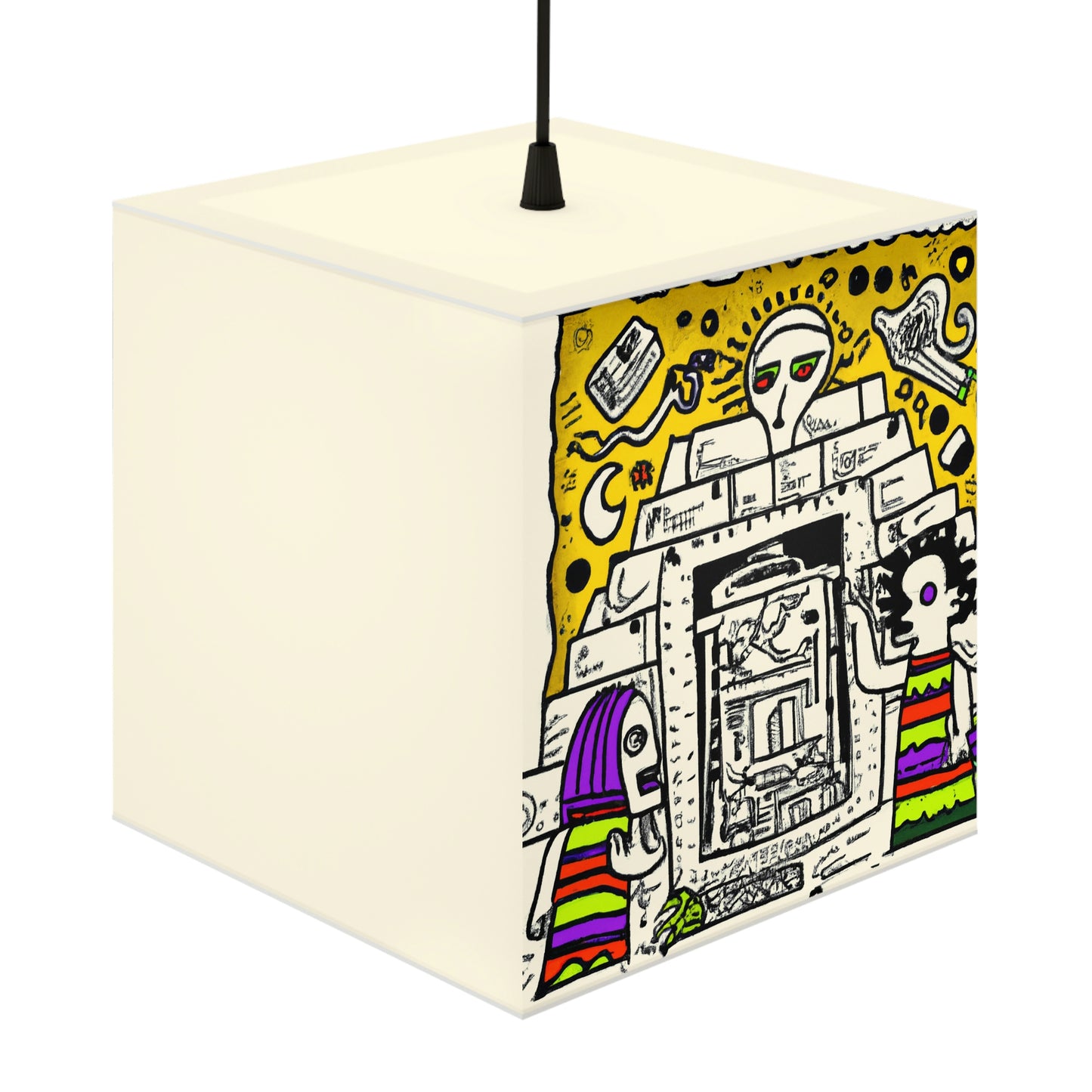 Mystic Mage Odyssey: A Time-Travel Tomb Raid - The Alien Light Cube Lamp