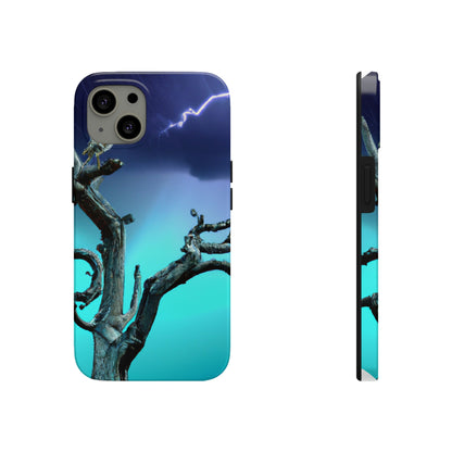 "Alleine gegen den Sturm" - Die Alien Tough Phone Cases