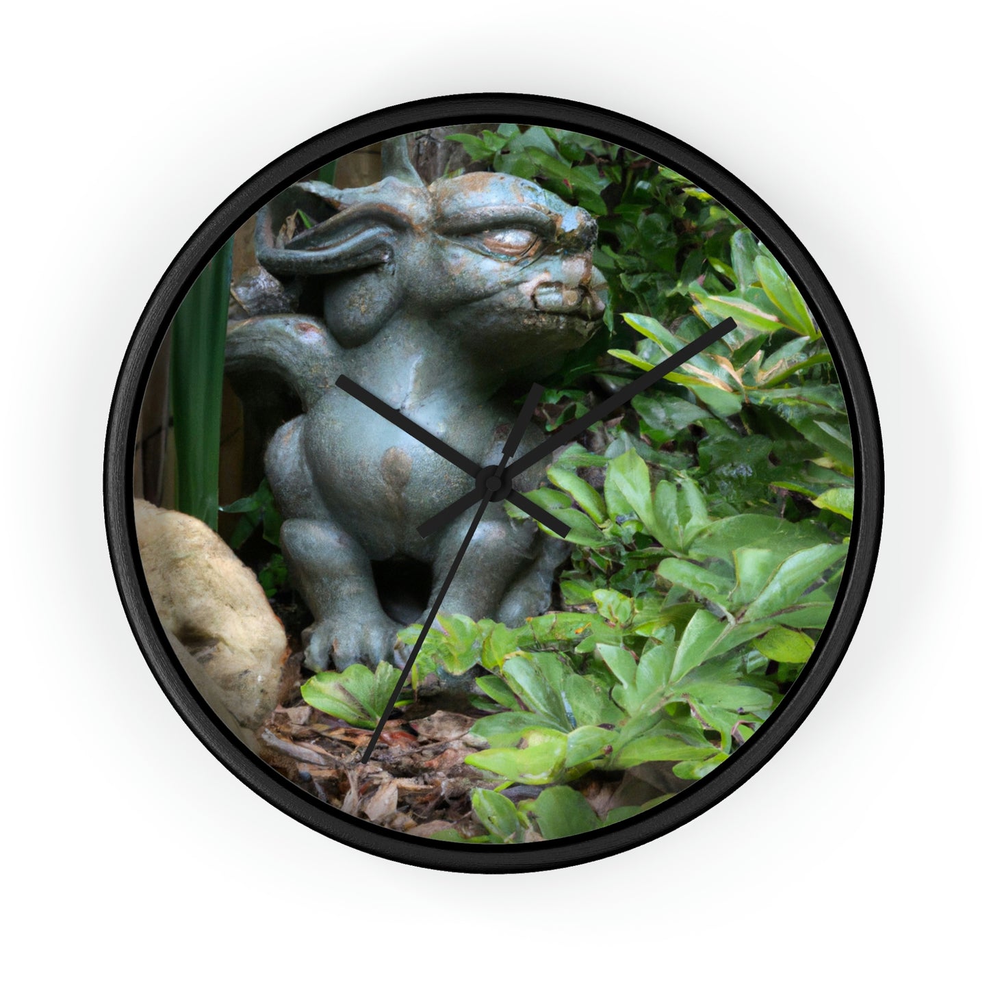 "Guardian of the Secret Garden" - The Alien Wall Clock