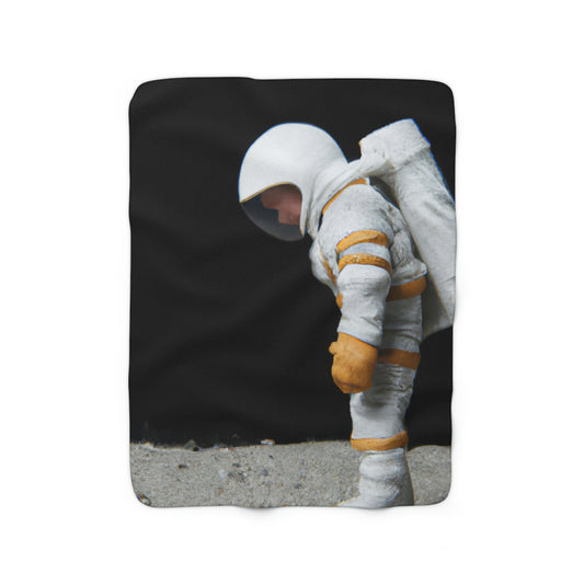 "Lost in Space" - The Alien Sherpa Fleece Blanket