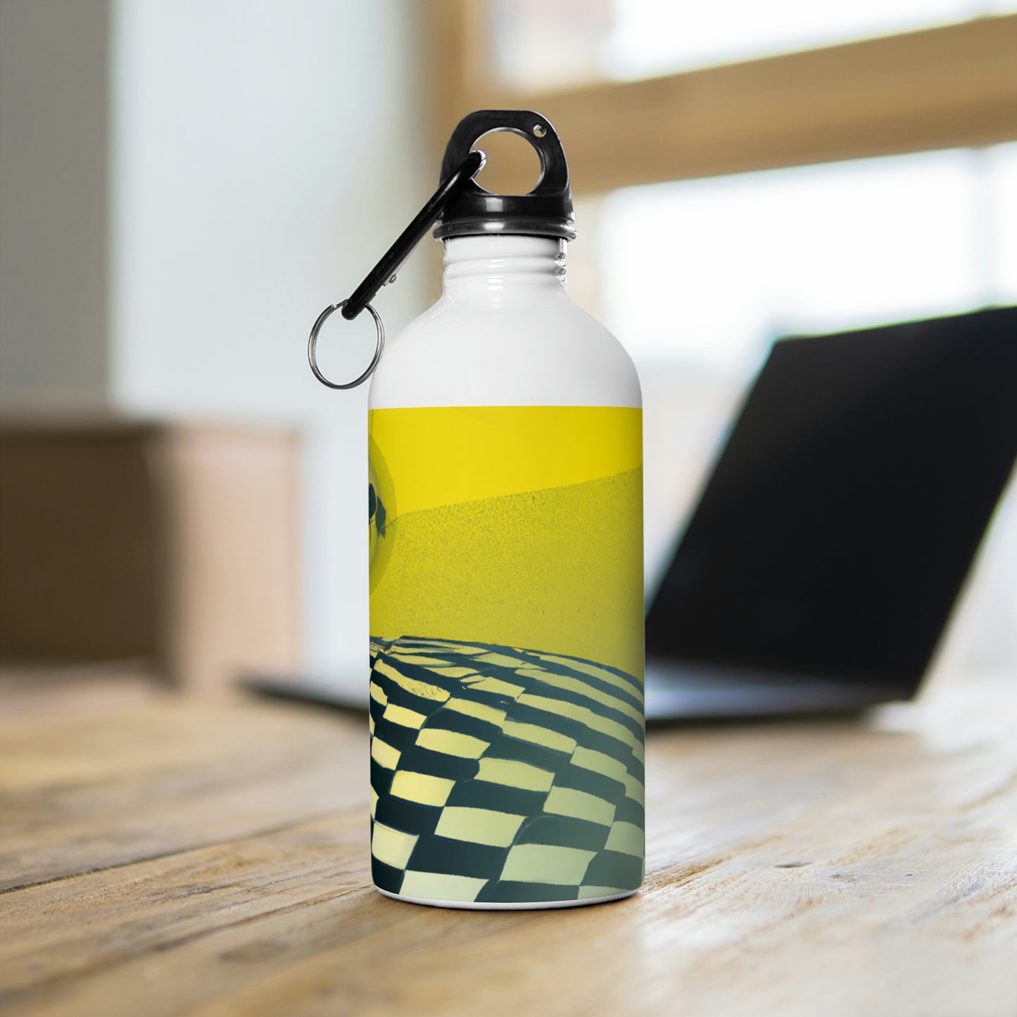 "Lost and Found in the Desert: A Bee's Journey" - The Alien Stainless Steel Water Bottle