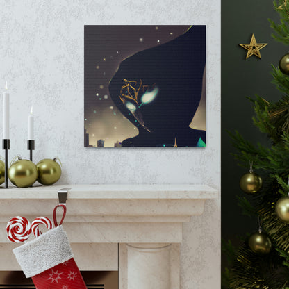 "Der Mystiker von Mystery City" - Die Alien-Canva