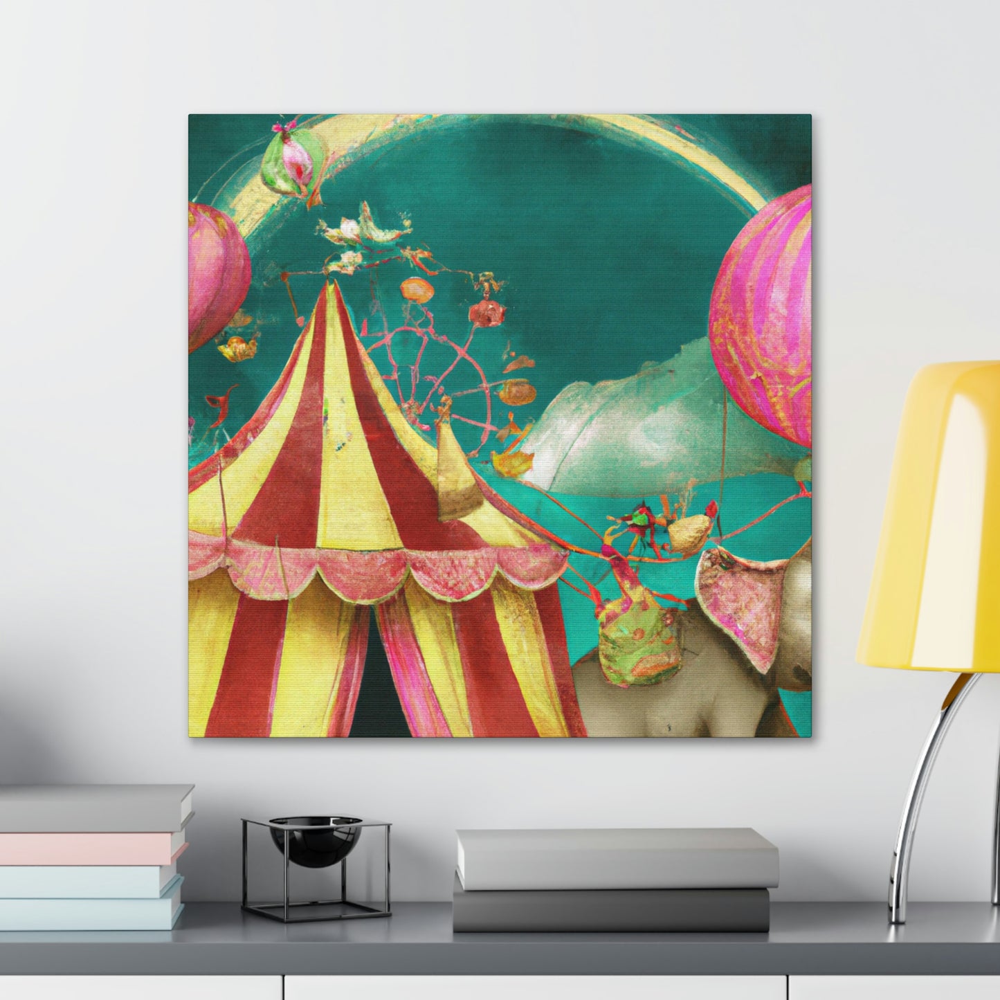 "The Fantastical Circus Journeys of the Magical Kingdom" - The Alien Canva