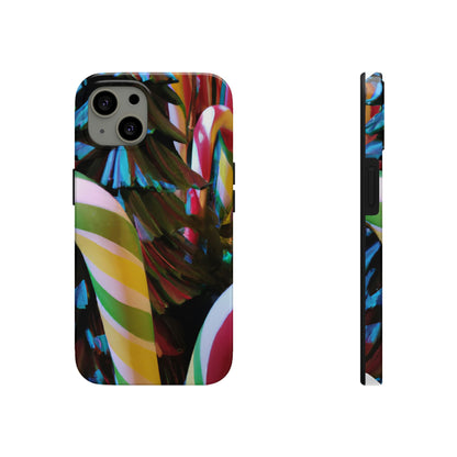 "Candy Cane Wonderland" - Die Alien Tough Phone Cases