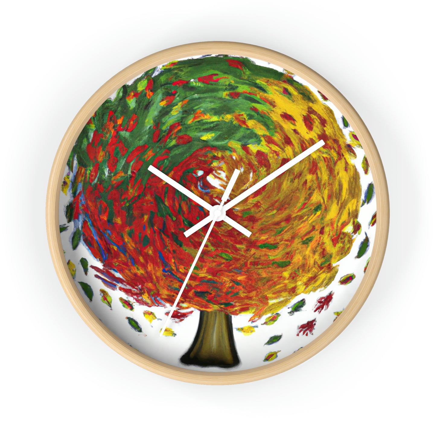 "Autumnal Whirl" - The Alien Wall Clock