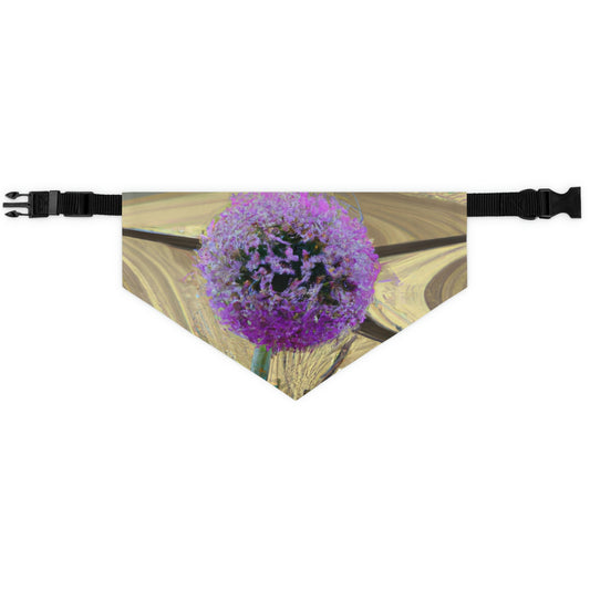 "A Blooming Miracle: Beauty in Chaos" - The Alien Pet Bandana Collar
