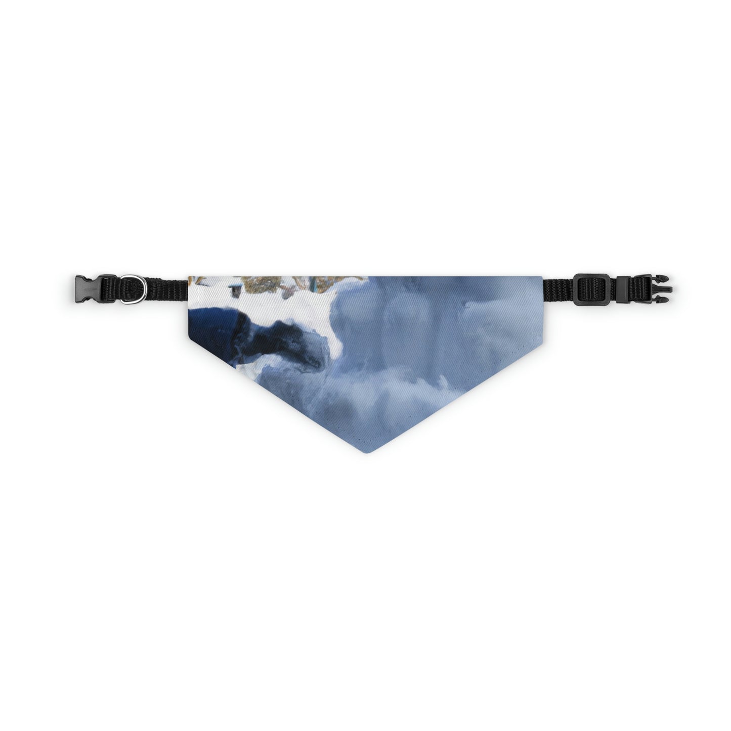 Magisches Winterwunderland - Das Alien Pet Bandana Halsband