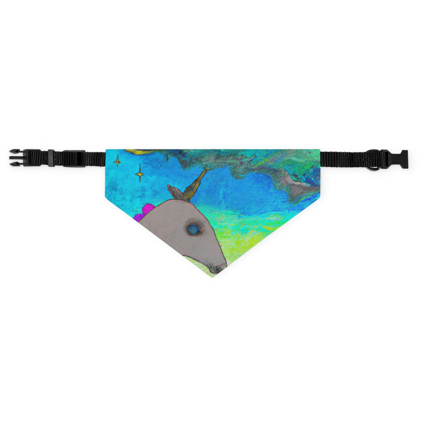 "Majestic Morning Reflections" - The Alien Pet Bandana Collar