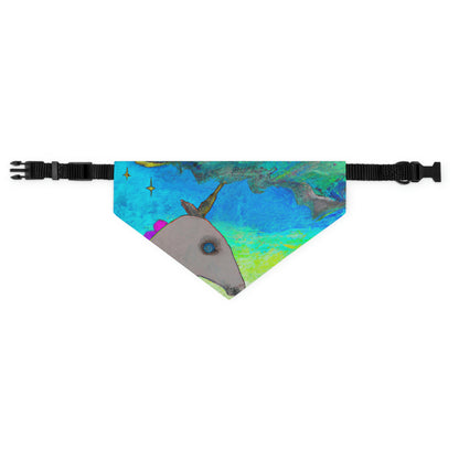 "Majestic Morning Reflections" - The Alien Pet Bandana Collar