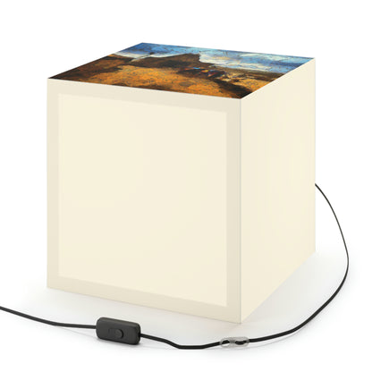 "Dusty Pilgrims at the Forgotten Shrine" - The Alien Light Cube Lamp