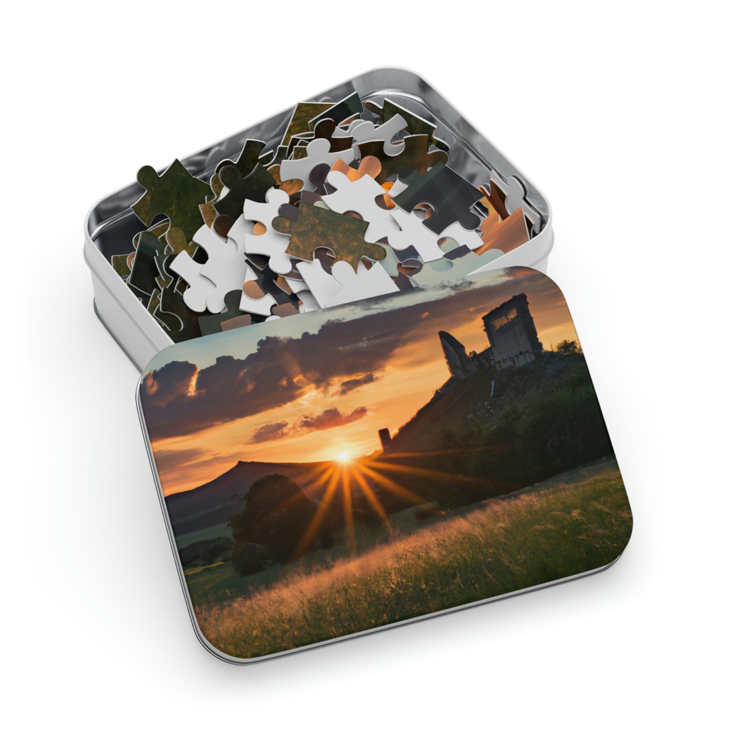 "Enchanted Evening at an Abandoned Castle" - The Alien Jigsaw Puzzle