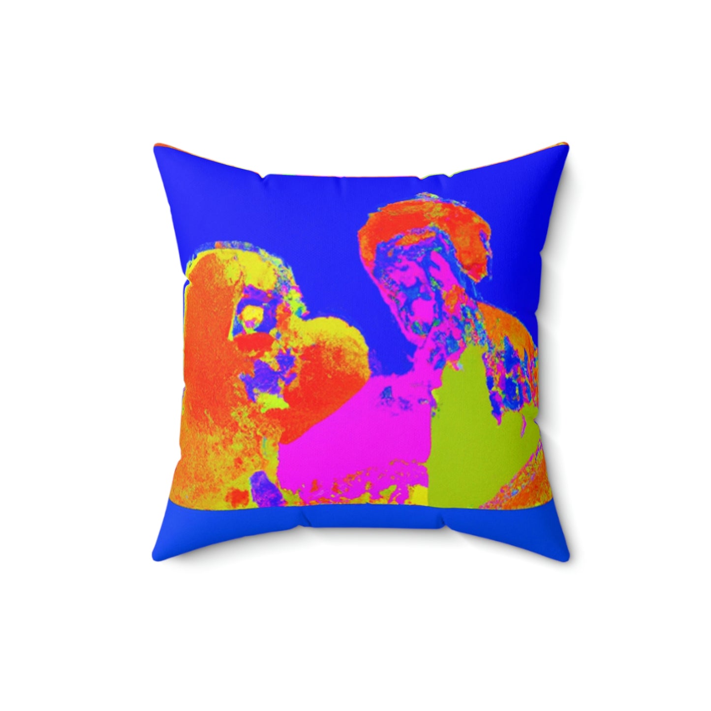 "A Unexpected Friendship Found." - The Alien Square Pillow