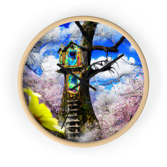 "Forgotten Secrets of the Springtime Forest" - The Alien Wall Clock