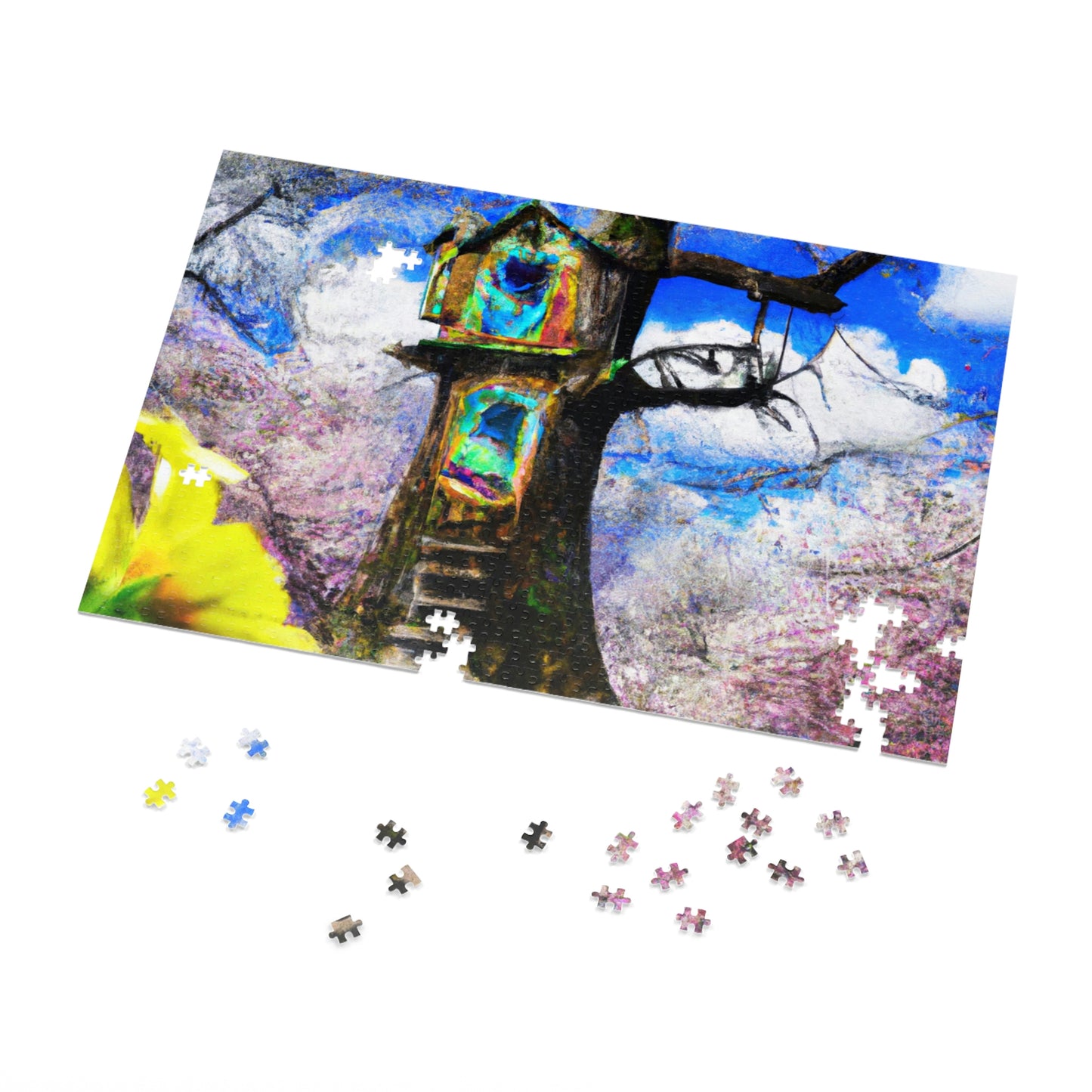 "Forgotten Secrets of the Springtime Forest" - The Alien Jigsaw Puzzle