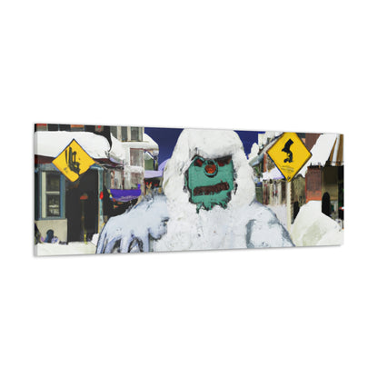 Frozen Terror: The Abominable Snowman's Reign - The Alien Canva