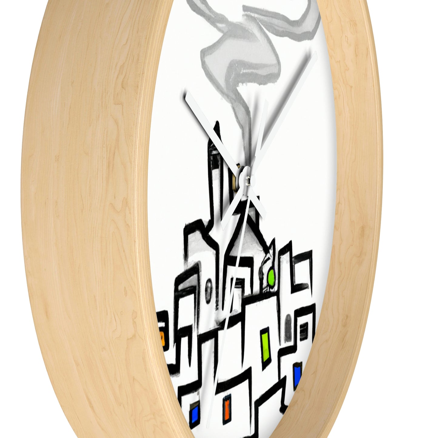 The City In The Mist - The Alien Wall Clock