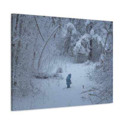 A Child in the Snow. - The Alien Canva