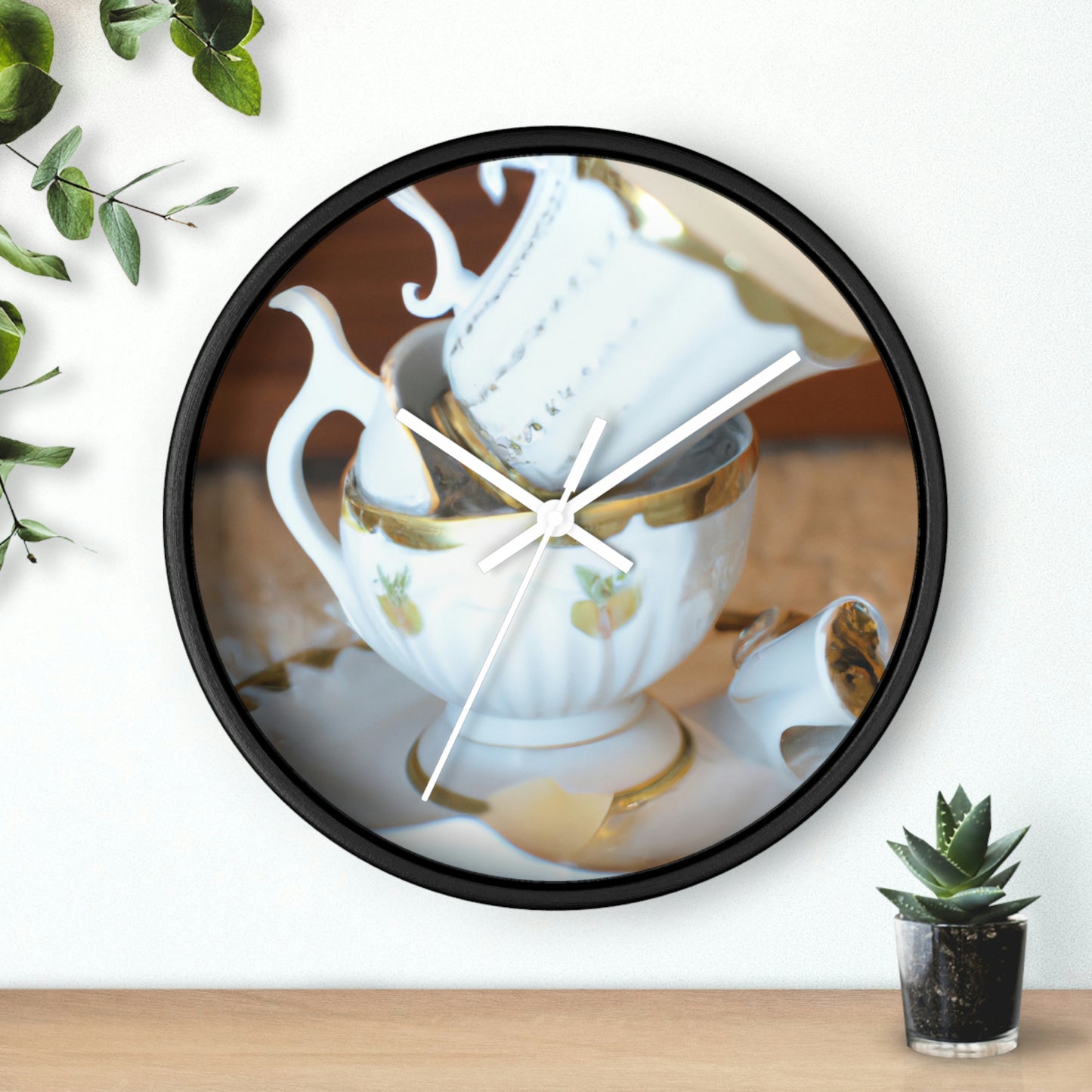 "A Cup of Comfort" - The Alien Wall Clock