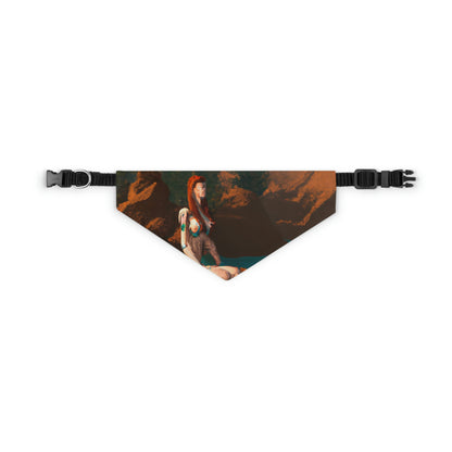 "Mermaid in the Mirage" - The Alien Pet Bandana Collar