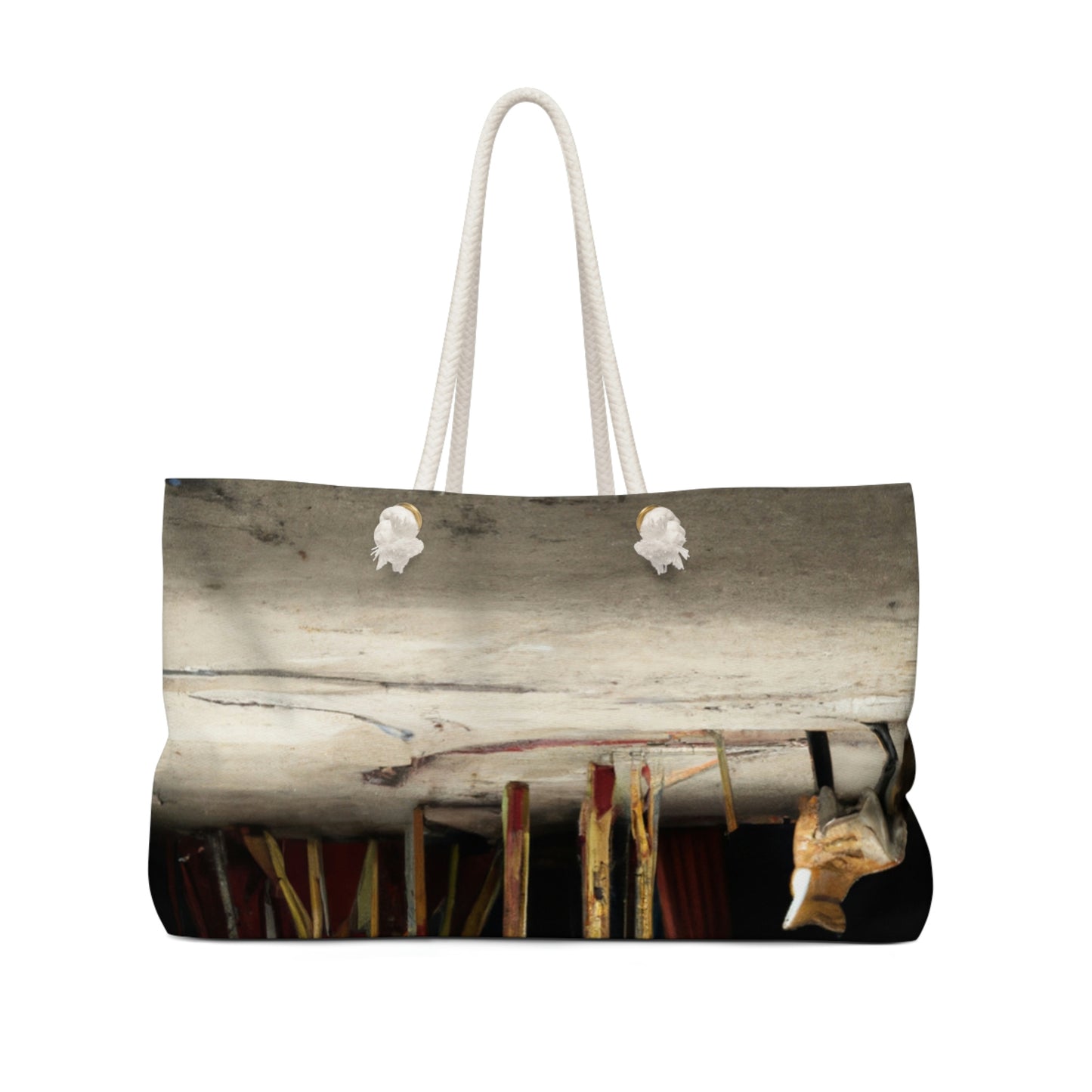 "The Adventures of a Sly Fox at the Abandoned Carnival" - The Alien Weekender Bag #nft