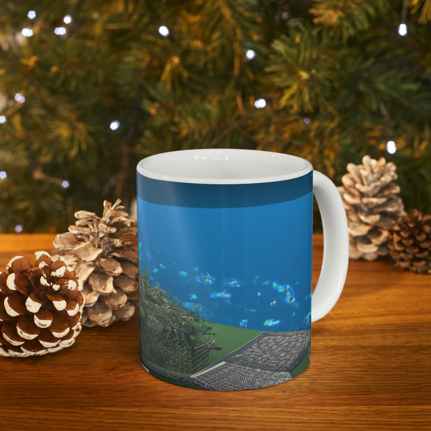 "Aquatheater: Submerged Music and Performance" - The Alien Ceramic Mug 11 oz