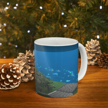 "Aquatheater: Submerged Music and Performance" - The Alien Ceramic Mug 11 oz