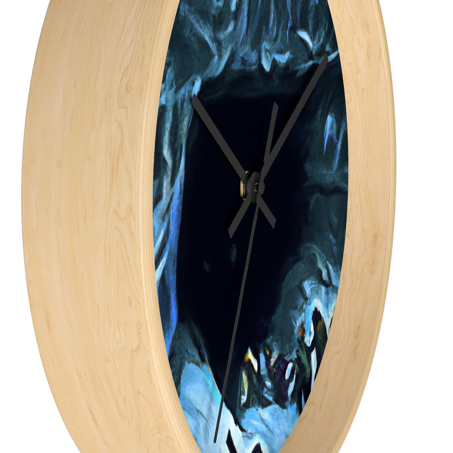 "Escape from the Icy Depths" - The Alien Wall Clock