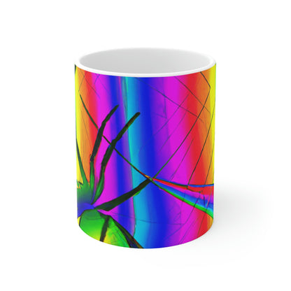 "A Spinnerette's Prismatic Web" - The Alien Taza de cerámica 11 oz