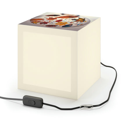 "Herbst in einer Glaskugel" - Die Alien Light Cube Lampe