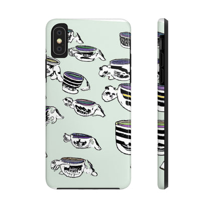 "A Purr-fectly Precious Tea Party Parade" - The Alien Tough Phone Cases