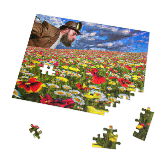"A Blissful Tour of Floral Splendor" - The Alien Jigsaw Puzzle
