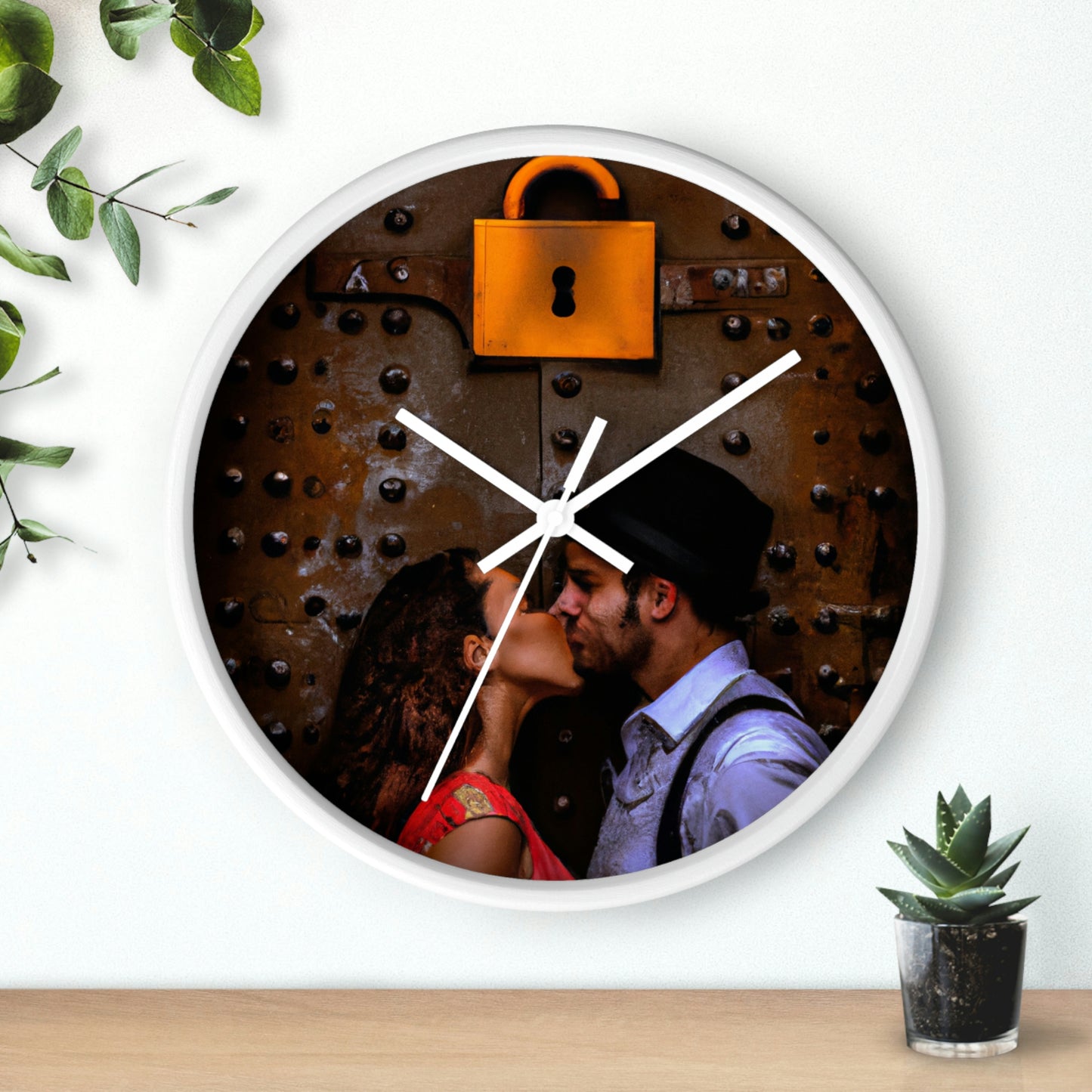 The Kissing Portal - The Alien Wall Clock