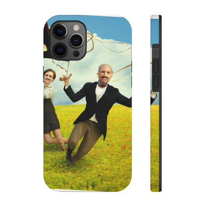 "A Kite Day in the Meadow" - The Alien Tough Phone Cases