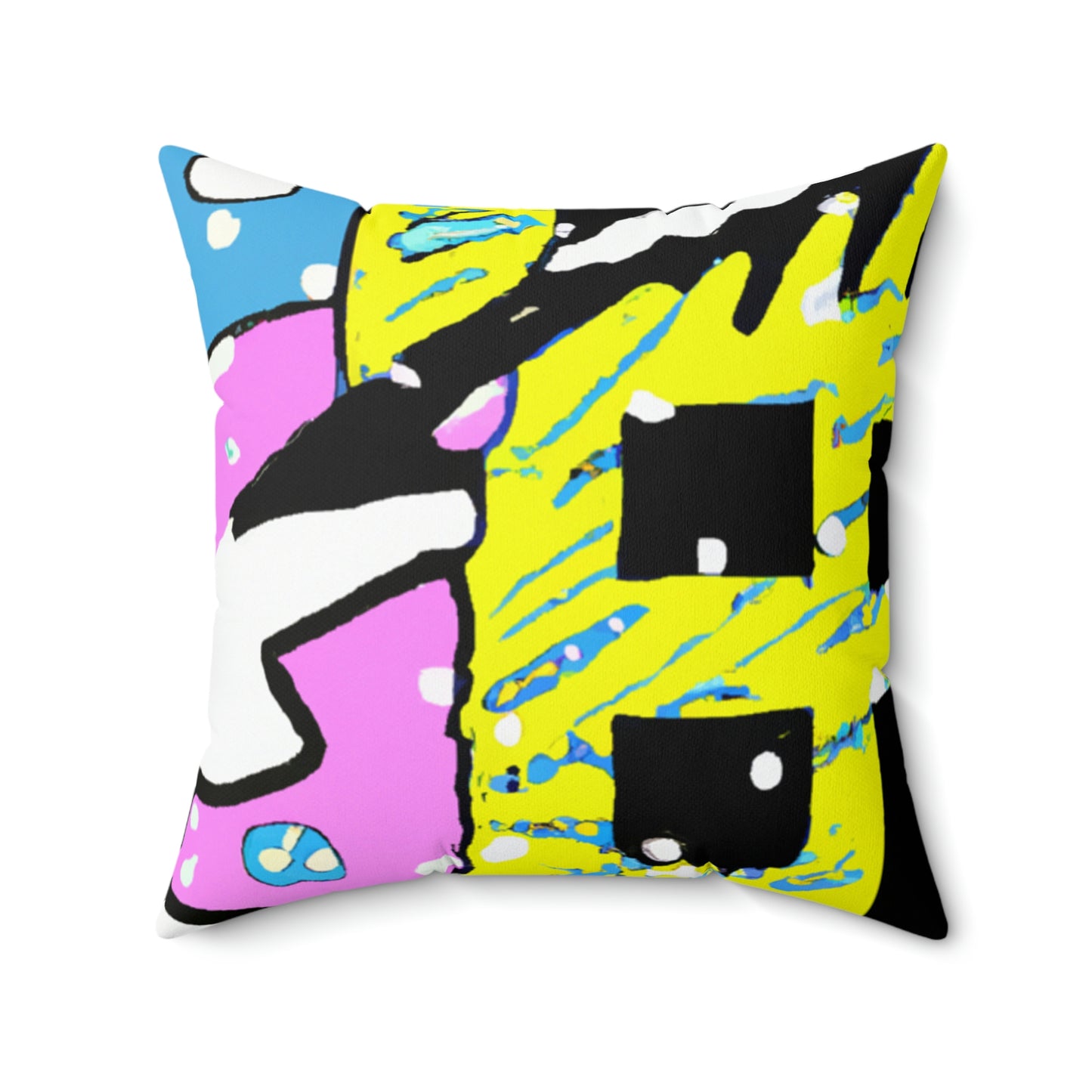 "Desolate Winter Dwelling" - Das Alien Square Pillow