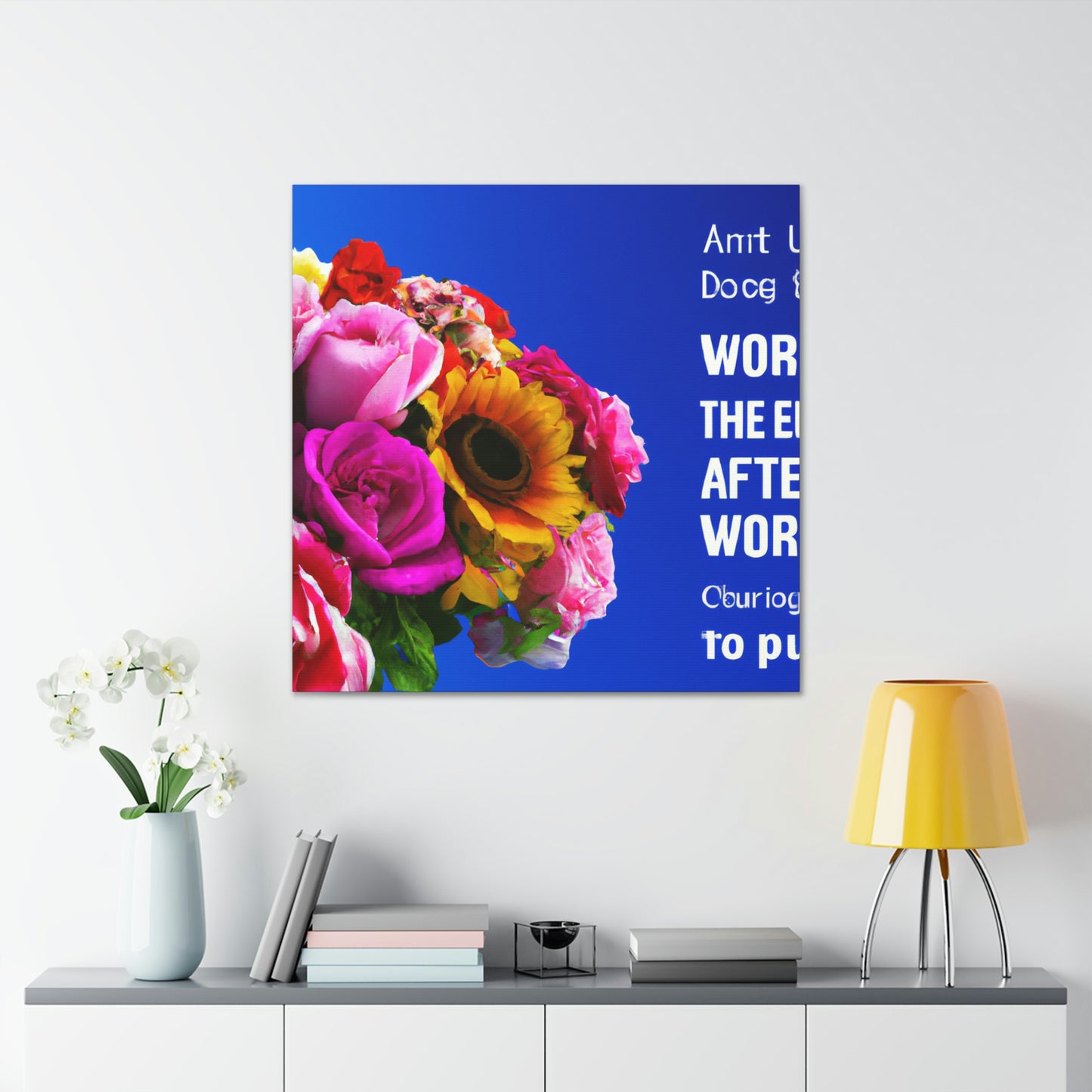 The Flower Collector by Global Artists - Canvas