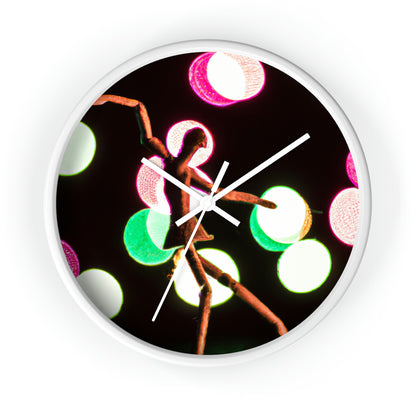 "Dancing in a Starry Shower". - The Alien Wall Clock