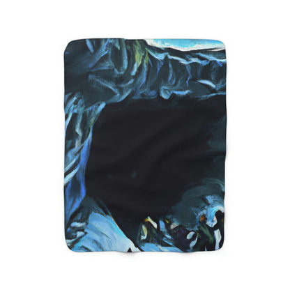 "Escape from the Icy Depths" - The Alien Sherpa Fleece Blanket