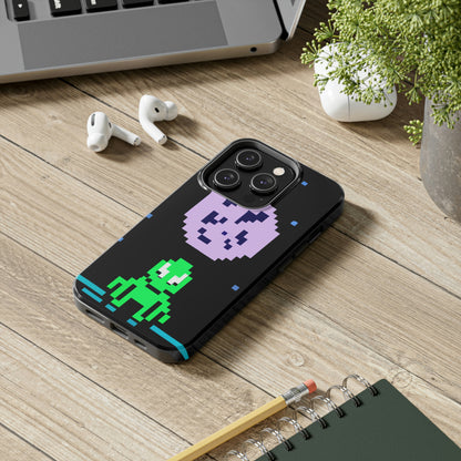 "Testigo solitario del cielo nocturno" - The Alien Tough Phone Cases Pixel Art