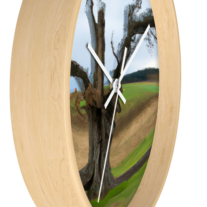 "A Shadow in the Meadow: The Last Standing Tree" - The Alien Wall Clock