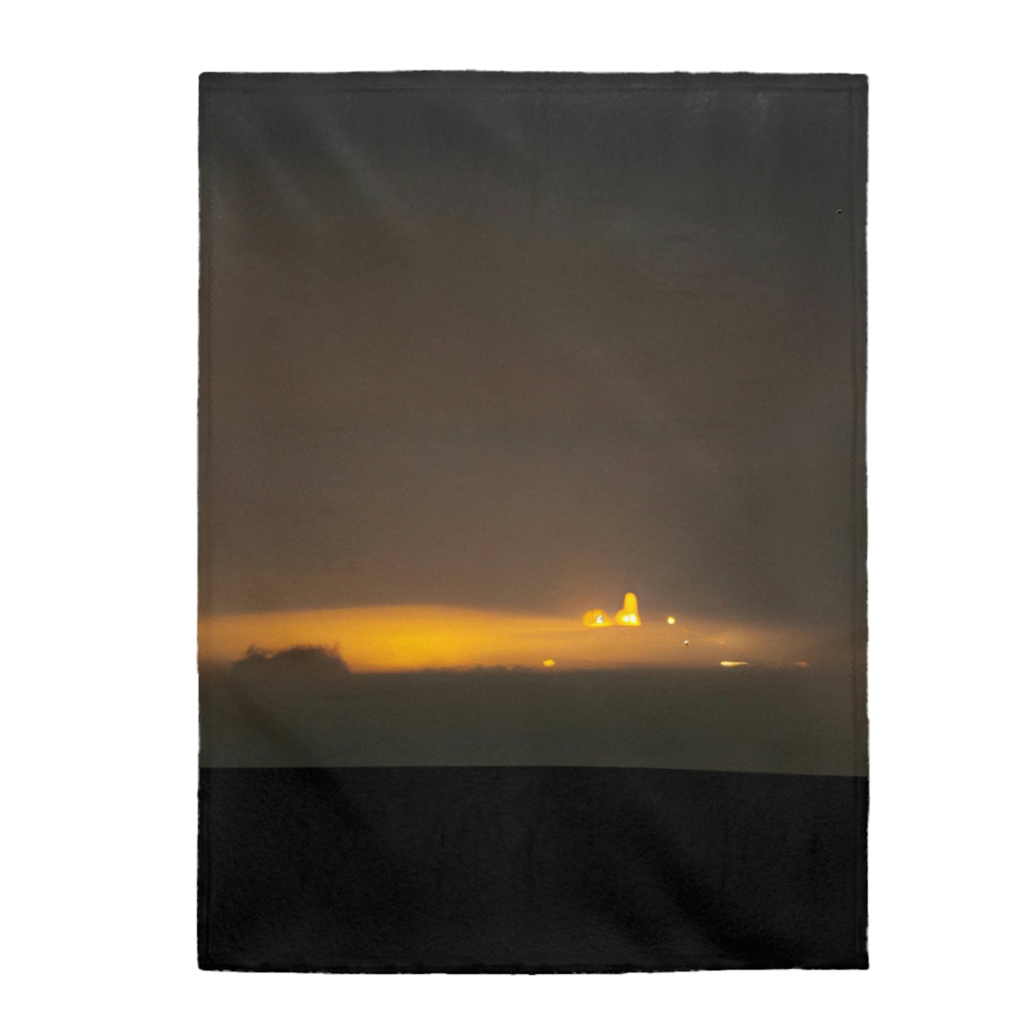 "Distant Illumination" - The Alien Velveteen Plush Blanket