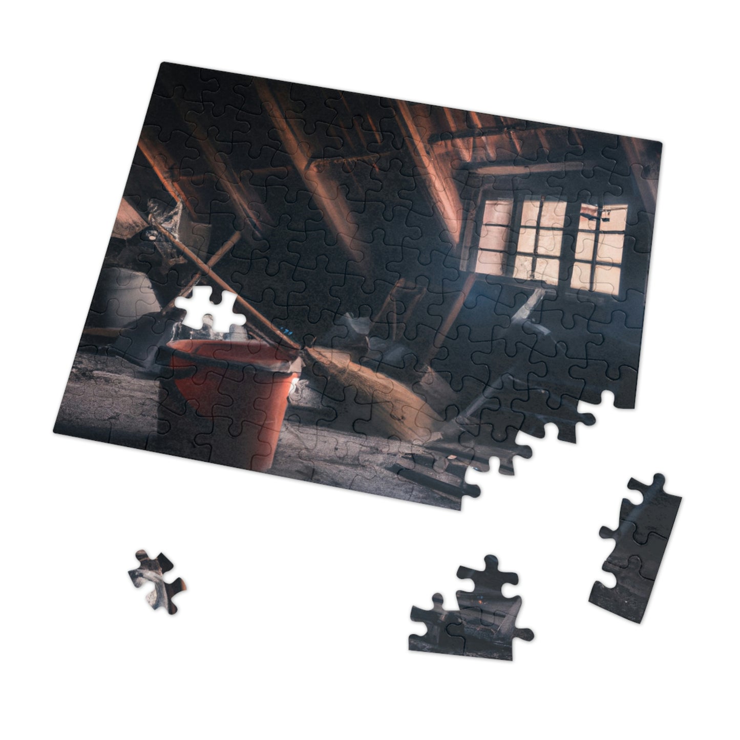 "Dusty Hopes in an Abandoned Attic" - The Alien Jigsaw Puzzle