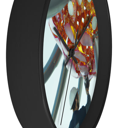 "Robotic Flower Power" - El reloj de pared alienígena