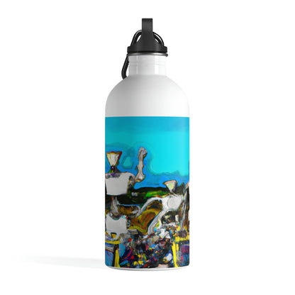 Robot Rolling Rhythms - The Alien Stainless Steel Water Bottle