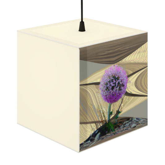 "A Blooming Miracle: Beauty in Chaos" - The Alien Light Cube Lamp